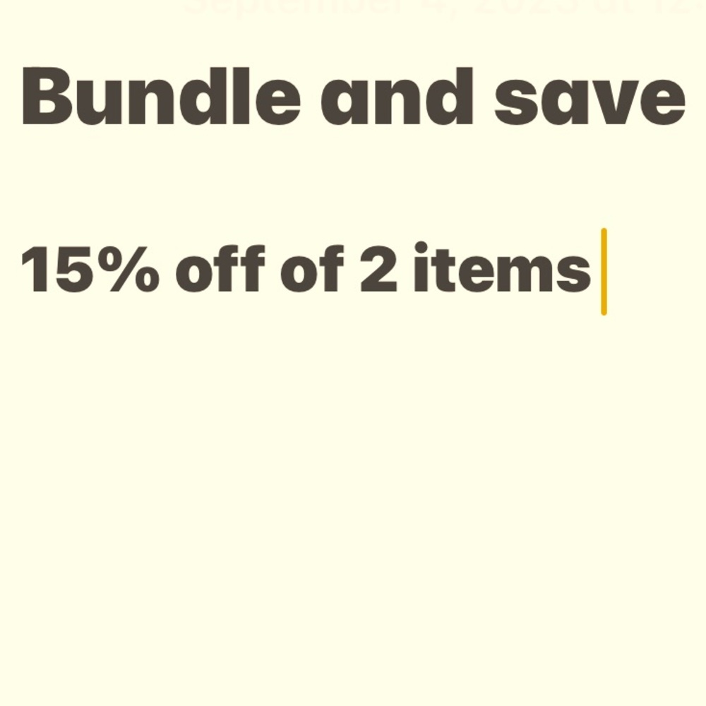 Save 15%
